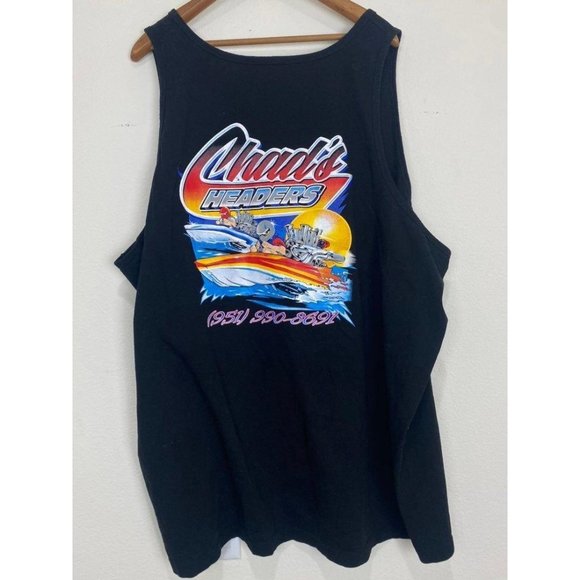 Graphic Tank Top Mens Plus Size 5xl - Picture 4 of 5